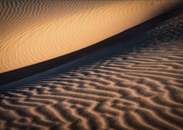 Sand ripples by Linda Wride - One of a series of abstract dunescapes
