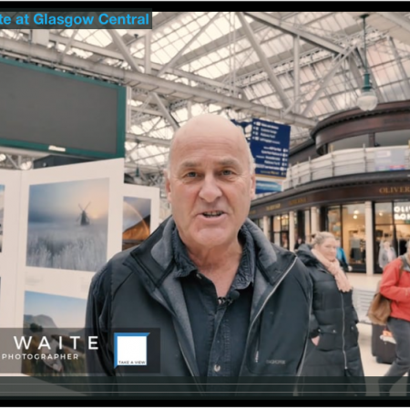 Video - Charlie Waite at Glasgow Central for Landscape Photographer of the Year