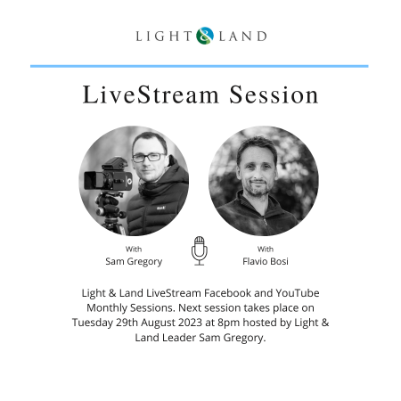 Livestream - ‘Behind The Lens’ with Flavio Bosi & Sam Gregory