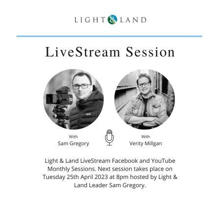 Livestream - ‘Behind The Lens’ with Verity Milligan & Sam Gregory